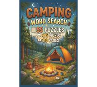 Camping Word Search Puzzle Book: Word Searches with Easy to Read Print about Camping, Hiking, Nature and more. | 6 x 9 inches, 110 pages | 50+ puzzles... Gift for Vacations, Holidays and Free Times.