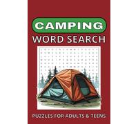 Camping Word Search Puzzle Book: Word Searches With Easy To Read Print About Camping, hiking, Outdoor survival and More | 6x9 inches, 110 pages | 55 ... Gift For Vacations, Holidays and Free Time