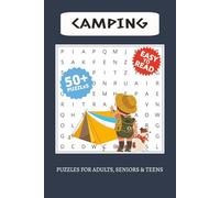 Camping Word Search Puzzle Book: Word Searches with Easy to Read Print about Camping, Nature, Survival and More | 6x9 inches, 110 pages | 50+ Puzzles ... Gift for Vacation, Holidays and Free Times