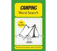 Camping Word Search Puzzle Book: Word Searches With Easy to Read Print about Camping, RV, Cabin and More | 6x9 inches, 110 pages, | 50+ puzzles … Gifts for Vacations, Holidays and Free Times
