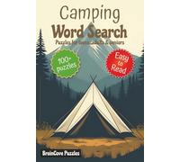 Camping Word Search Puzzle Book: Word Searches with Easy-to-Read Print about Camping, The Outdoors, Nature and More | 6x9 inches, 159 pages | 100+ ... as a gift or for a fun and relaxing activity!