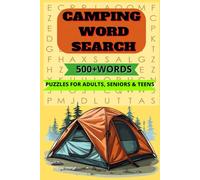 Camping Word Search Puzzle Book: Words Searches with Easy-to-Read Print about Camping, Camping in, Stargazing Camping and More | 6x9 inches, 110 pages ... Gifts for Vacations, Holidays and Free Times