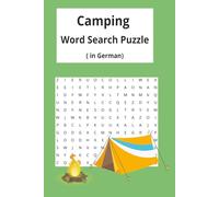 Camping Word Search Puzzle (in German): German Learning Made Fun - Engaging Camping Word Searches for Teens, Students, and Outdoor Enthusiasts