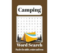 Camping Word Search Puzzle: Word searches with easy to read print about Camping, Hunting, hiking and more. | 6x9 inches, 110 pages | 50+ Puzzles ... Gift for Vacations, Holidays and Free Times.
