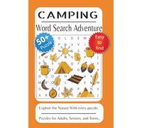 Camping Word Search Puzzles: Word search puzzle with easy to find print about Camping, hiking, wildlife, outdoors and More | 6x9 inches, 110 pages | ... holidays, relaxation and free time.