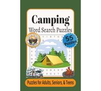 Camping Word Search Puzzles: Word Search Puzzles with Easy-to-Read Print about Camping, Wildlife, Outdoors, and More | 6X9 inches, 110 pages | 55 Puzzles...Gift for Relaxation, Vacations and Holiday