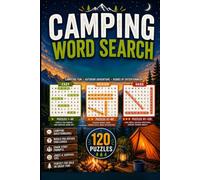Camping Word Search: Wildfire Puzzle Pack | 120 puzzles | Easy, medium and hard difficulty | Large print | Extra activities for the whole family