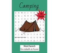 Camping Word Search: with Easy to Medium to Read about Outdoors, Trails, Backpack, Forest and more| Puzzle gets harder as goes along | 8.5x11 inches, ... Gifts for gifts, free time, travel