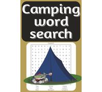 Camping word search: Word searches with easy to read print about camping, hiking, outdoors, wildlife, and more | 6x9 inches, 110 pages | 50+ Puzzles ... gift for vacations, holidays and free times