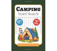 Camping Wordsearch Puzzle Book: Wordsearch Puzzles for Camping | Help Calm the Mind, Relax, and Focus | 6x9 Inches, 110 Pages | 50+ Puzzles | Solutions Included