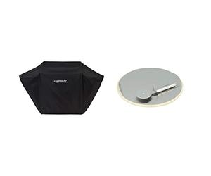 Campingaz BBQ ACCY Cover Copertura Barbecue, Resistente ad Acqua e intemperie & Culinary Modular Pietra Rotella Taglia Pizza, Argento, 32.96 x 4.76 x 33.56 cm