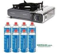CAMPINGAZ CAMP BISTRÒ 3 FORNELLO A GAS DA CAMPEGGIO CON 8 CARTUCCE GAS CP250