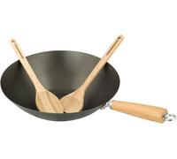 Campingaz culinary modular wok, antiaderente, nero, 37x11.2x36 cm in ghisa antiaderente
