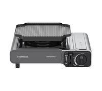 Campingaz Camp Bistro 3 Fornelli Piastra Combo | Fornello da campeggio a 1 bruciatore | 2200 Watt | Cucina da esterno compatta e portatile | Include custodia per un facile trasporto | Nero