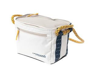 Campingaz Jasmin Box, borsa termica piccola, capacità 3L, refrigerazione fino a 6 ore, spazio per 6 bottiglie da 0,33L, isolante compatta, da picnic, portapranzo, in materiale riciclato, White