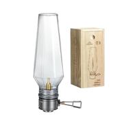 Campingmoon Coreless Gassificazione Tenda A Lume Di Candela Lampada A Gas Atmosfera Lanterna A Gas Da Campeggio Con Custodia Per Lanterna In Legno T-1