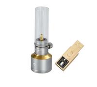 Campingmoon Lanterna a Gas da Campeggio per Esterni Lampada da Tenda a Gas con Serbatoio di Gas Vuoto Custodia per Lanterna in Legno