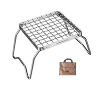 Campingmoon MS-1011 - Griglia portatile in acciaio inox 304 con gambe