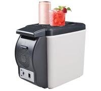 CAMPIO Frigorifero Elettrico Per Auto - Freezer Portatile Con 6 Litri Di Capacità, Caldo e Freddo, 12 Volt