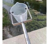 Campionatore d'acqua 1000 ml secchio oscillante verticale con asta regolabile per campionamento efficiente della qualità dell'acqua, ideale per la ricerca di laboratorio e ambientale