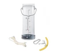 Campionatore d'acqua con contrappeso, Campionatore d'acqua 0,5-5 L con contrappeso per profondità 0-30 m, set completo con accessori(2.5L)