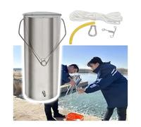 Campionatore d'acqua da 0,5/1/2/3/4/5 L Kit in acciaio inossidabile 304 for ispessire il campionatore di superficie di fiumi e laghi Raccolta campioni d'acqua(5L-16x32cm)