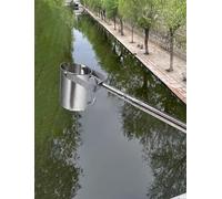 Campionatore d'acqua for piscina, mestolo portatile for liquidi con asta estensibile for laboratorio/fabbrica/test, kit set campionatore d'acqua(111cm-300cm)