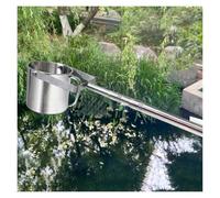 Campionatore d'acqua in acciaio inossidabile con asta estensibile, cucchiaio liquido extra lungo per piscina, laboratorio, fabbrica e sponde dei fiumi, set di campionamento dell'acqua