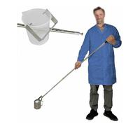 Campionatore d'Acqua Telescopico, Kit di campionamento dell'acqua telescopico con asta di prolunga graduata e ispessita(Plastic 500 Ml,1.17~4m)