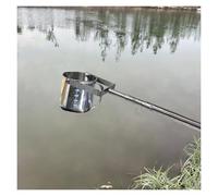 Campionatore d'Acqua Telescopico Regolabile con Secchiello Girevole a 360°, Palo in Acciaio Inox per Analisi Acque, Monitoraggio Ambientale & Campionamento Fluviale (0.6-6m, 500ml/1000ml)