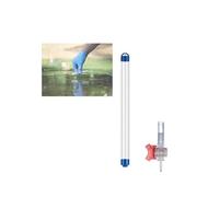 Campionatore di acqua in PVC, campionatore liquido 0,25L/0,5L/1 L con valvola regolabile, tubo di campionamento dell'acqua per acqua di pozzo profondo, acque sotterranee, acqua di fiume, acqua del