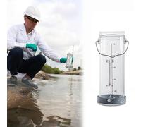 Campionatore di acque profonde in acciaio inox, bicchiere a pendolo ispessito da 1 litro per fiumi e laghi, secchio di campionamento in plexiglass per test sulle acque superficiali