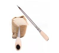 Campionatore di cereali, sonda for campionamento di cereali in acciaio inossidabile for mais e grano all'aperto, argento 10 mm(30cm/12in)