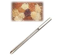 Campionatore di cereali | Sonda in acciaio inossidabile for grano, mais, riso e polvere | Strumento di campionamento agricolo portatile e facile da usare(25mm,60cm/23.6in)