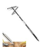 Campionatore di sonda di grano, strumento rotativo di campionamento del suolo in acciaio inossidabile con tre slot per riso, mais, grano, soia,