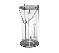 Campionatore telescopico di qualità dell'acqua, 3 l, in plastica ispessita e bicchiere per monitoraggio ambientale, strumento efficiente per la raccolta dei campioni d'acqua