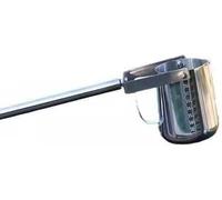 Campionatore telescopico di qualità dell'acqua in acciaio inossidabile con becher a pendolo, asta di prolunga regolabile da 1,17 m a 4 m per una raccolta efficiente dei campioni d'acqua, mestolo