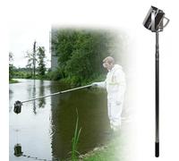 Campionatore Telescopico For Acqua, Mestolo Di Campionamento In Acciaio Inossidabile Con Bicchiere A Pendolo Da 500/1000 Ml Mestolo Di Campionamento Con Bicchiere(Silver/500ml,3.3-8.2f/1-2.5m)