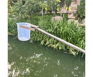 Campionatore Telescopico per Acqua,Asta di Campionamento per Con Scala E Becco,Becher a Pendolo in Plastica Ultraleggero,per Monitoraggio Ambientale, Cam(Size:1000ml,0.61-1.5m(2-4.9ft),Color:Plastic)