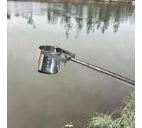 Campionatore telescopico per acqua, bicchiere in acciaio inox e asta estensibile per test di qualità dell'acqua efficienti, strumento portatile per analisi acquatica per professionisti e hobbisti