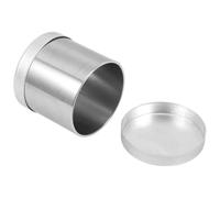 Campionatore Terreno in Acciaio Inox Portatile per Analisi | Contenitore Standardizzato con Chiusura Sicura, Colore Argento, per Indagini e Lavoro Sul Campo