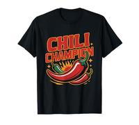 Campione del Chili Bold Typography Concorso Culinario Winner Maglietta