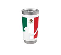 Campione del mondo di calcio USA 26 campioni della squadra messicana Fun Flag Winners Bicchiere termico in acciaio inox doppia parete