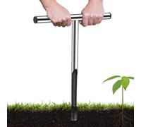 Campione del suolo, T Gestione in acciaio Campionamento del suolo, strumenti di campionamento del suolo, attrezzi da giardino per la cura delle piante, strumenti di avvocato per la cura
