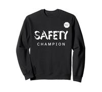 Campione della Sicurezza | Safety First | Idee Regalo per la Giornata della Sicurezza Felpa