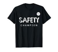 Campione della Sicurezza | Safety First | Idee Regalo per la Giornata della Sicurezza Maglietta con Stampa Grafica Economica