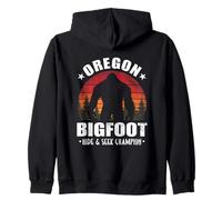 Campione dell'Oregon Bigfoot Sasquatch Sunset Hide and Seek Felpa con Cappuccio