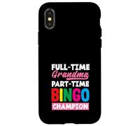 Campione di bingo part-time della nonna a tempo pieno Custodia per iPhone X/XS