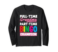 Campione di bingo part-time della nonna a tempo pieno Maglia a Manica