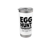 Campione di caccia all'uovo Supervisore di Pasqua Bunny Egg Hunting Bicchiere termico in acciaio inox doppia parete